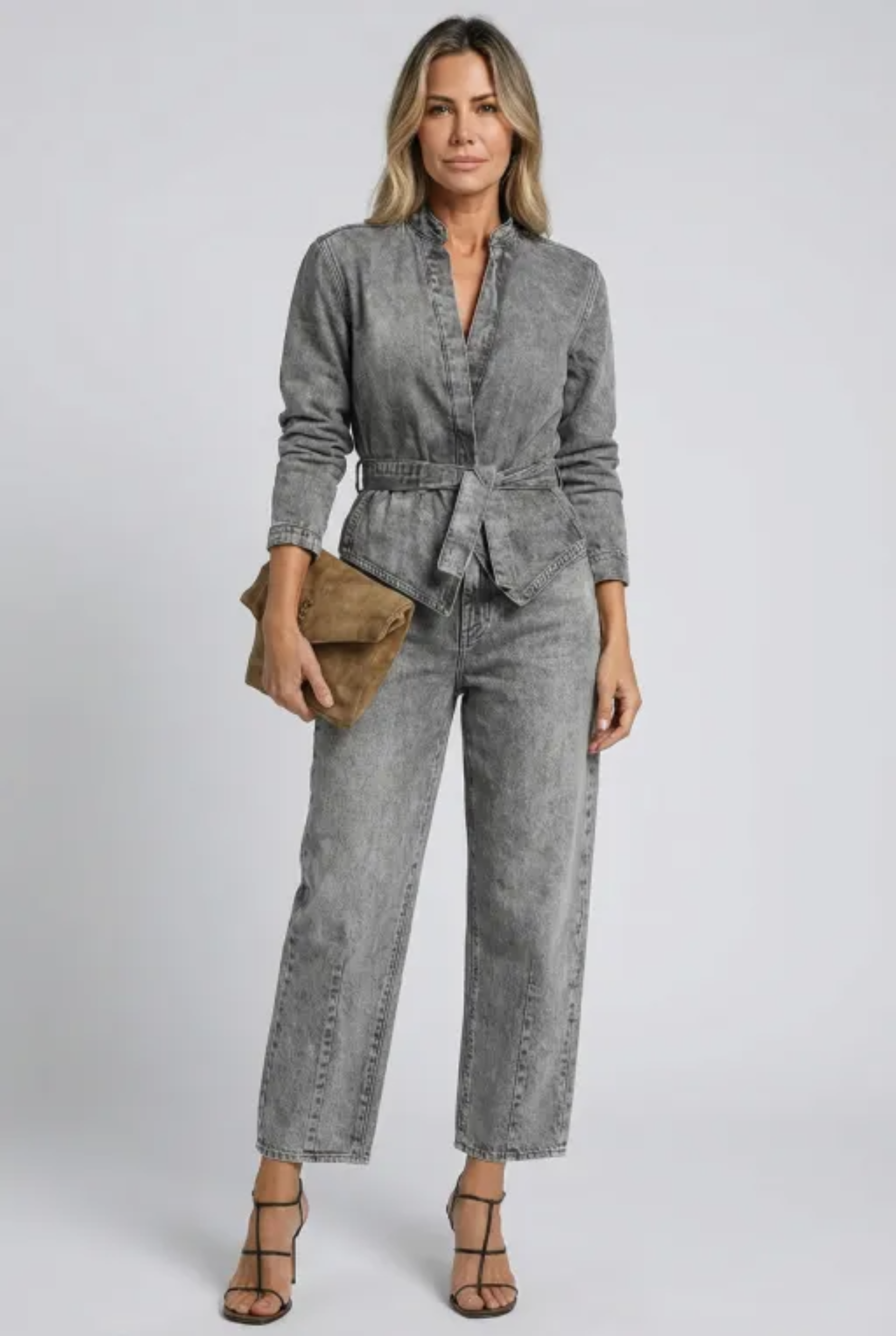 Conjunto Marlen - Jeans - (Queridinho das Blogueiras Europeias)