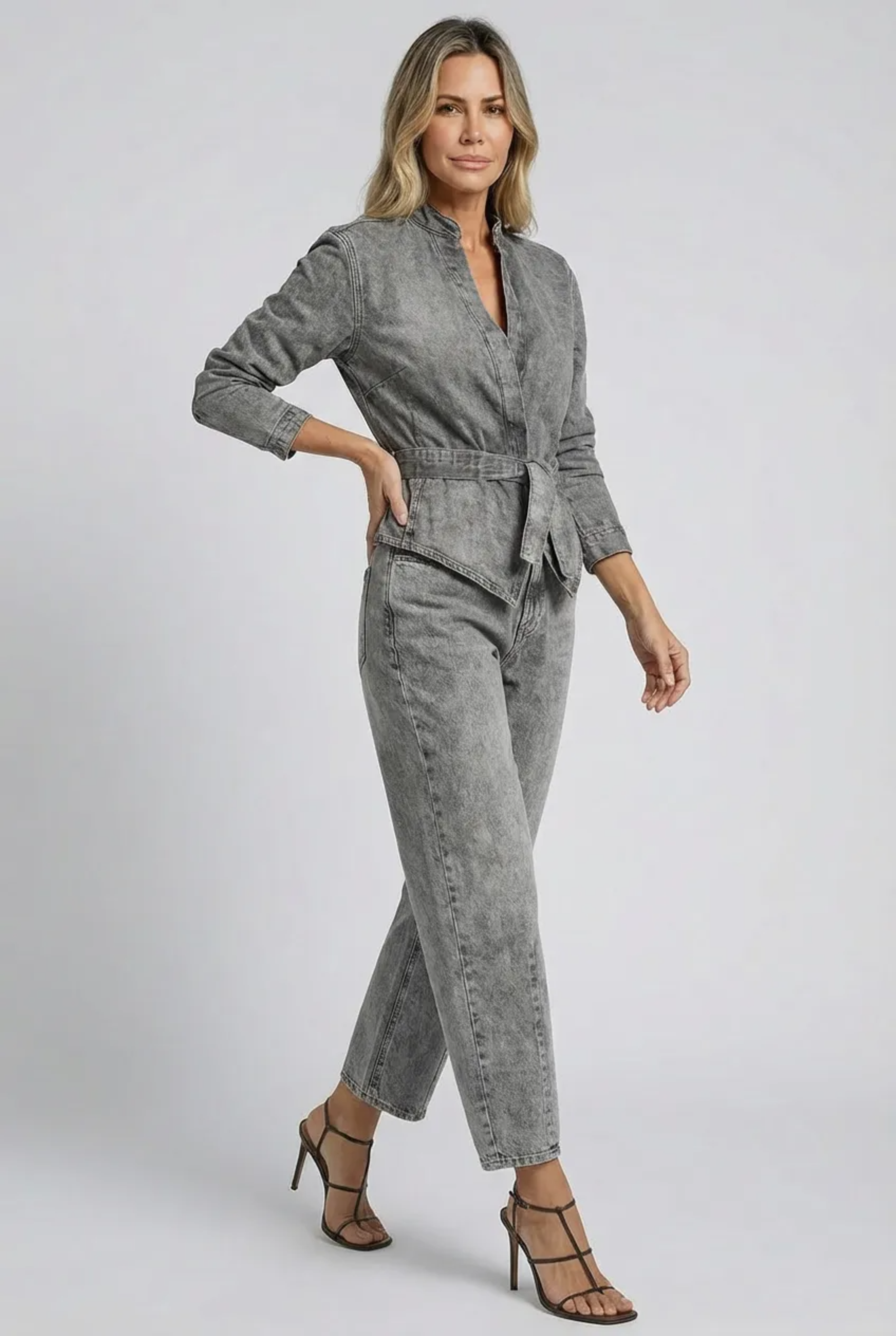 Conjunto Marlen - Jeans - (Queridinho das Blogueiras Europeias)