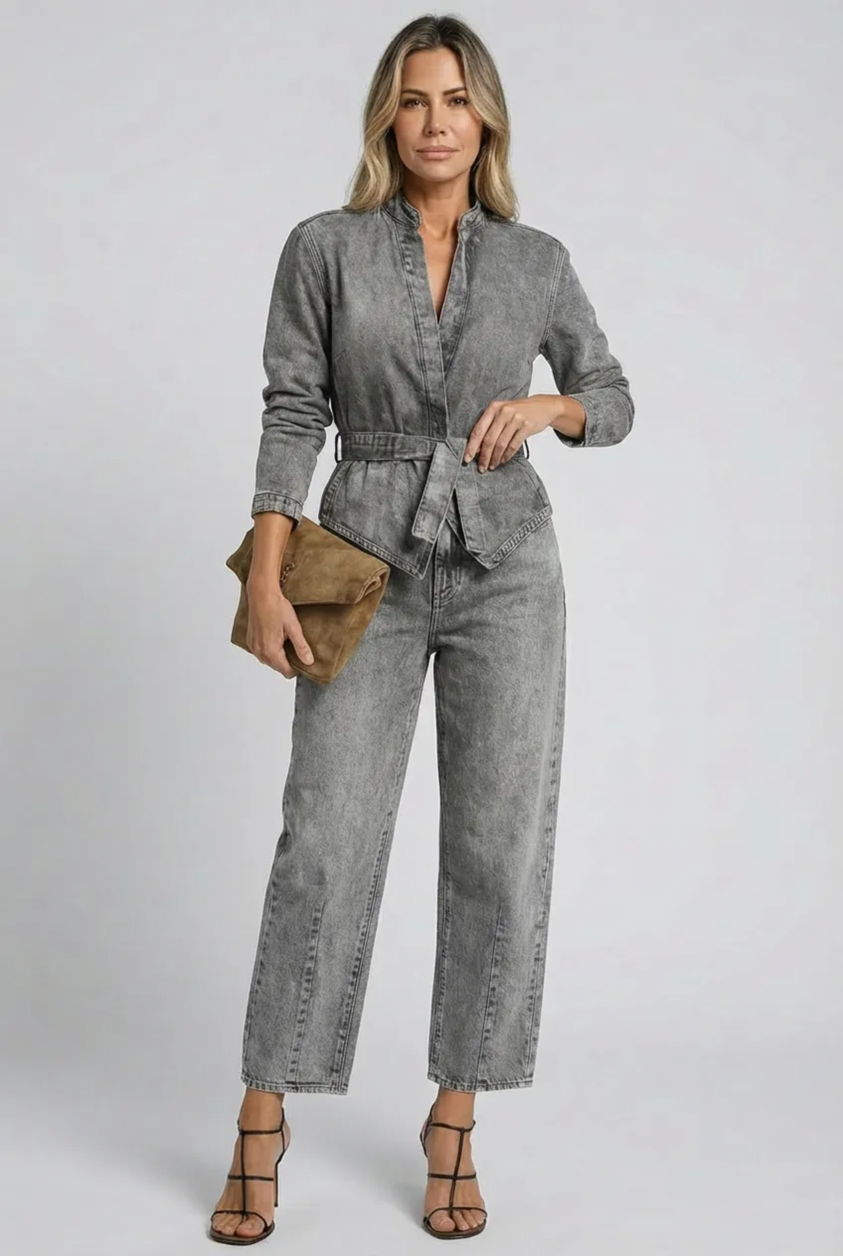 Conjunto Marlen - Jeans - (Queridinho das Blogueiras Europeias)