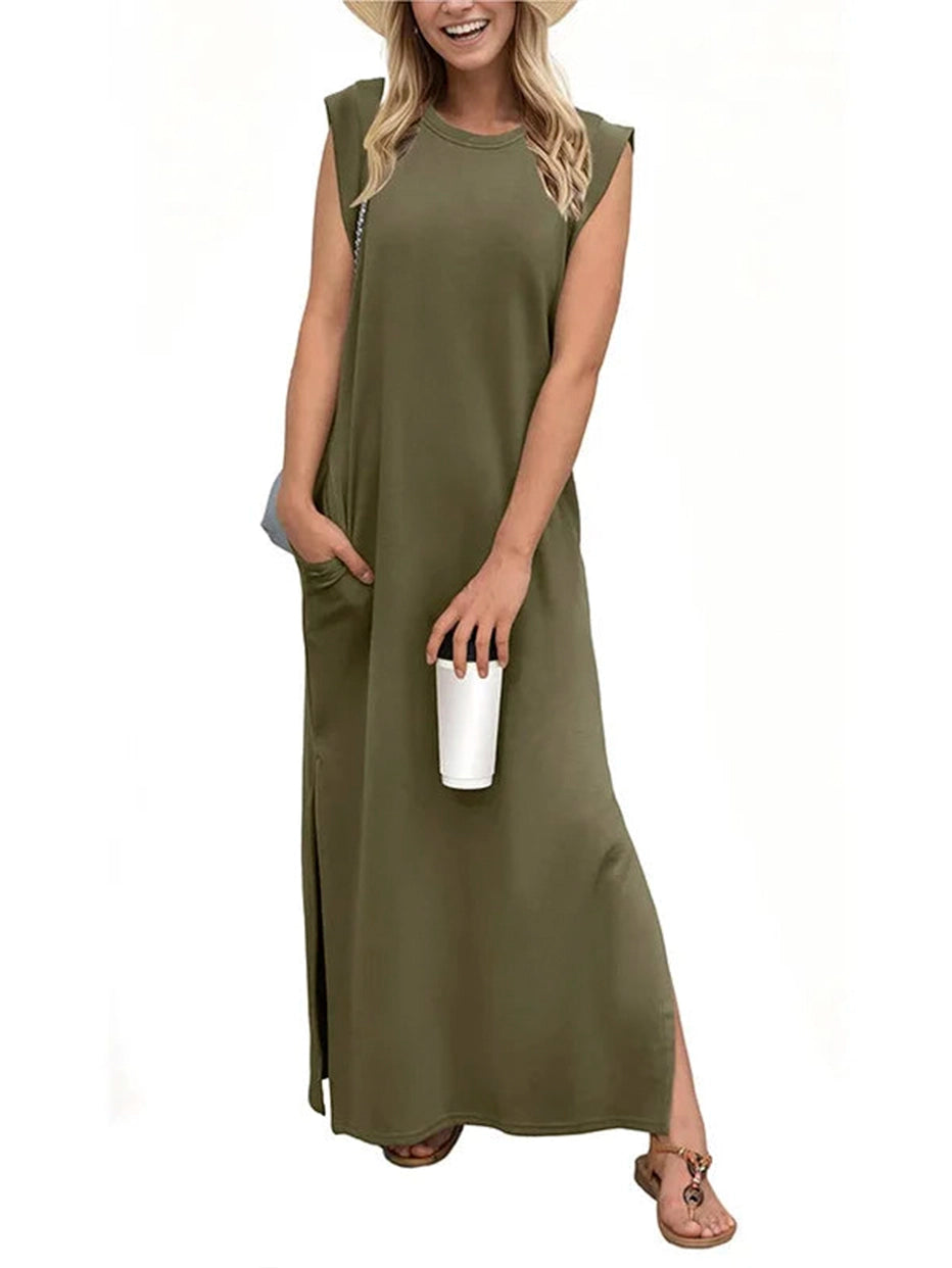 Vestido Elsa - Sem Mangas Leve e Soltinho - Miranini