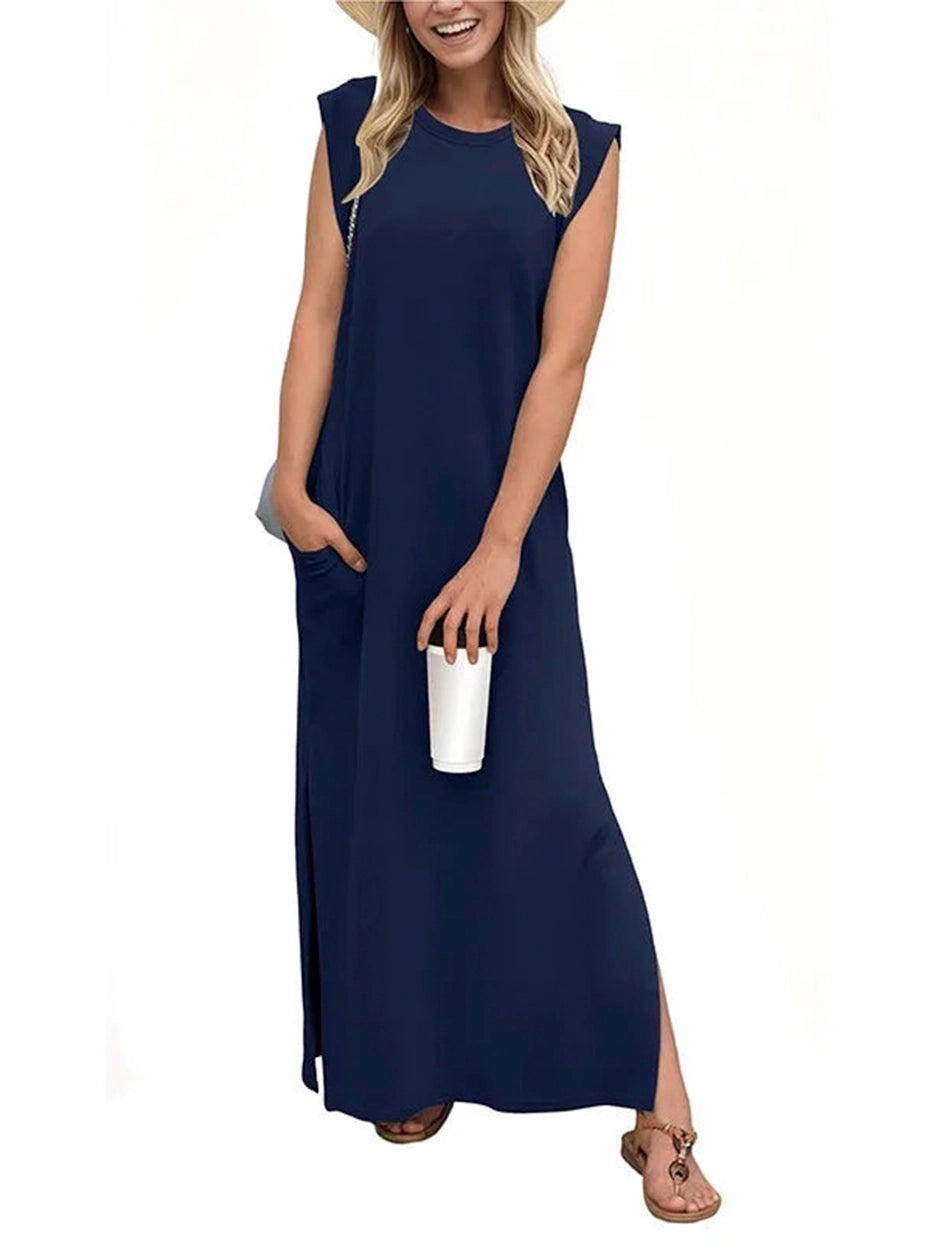 Vestido Elsa - Sem Mangas Leve e Soltinho - Miranini