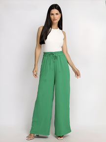Calça Pantalona Viscolinho Elegante Confortável Miranini